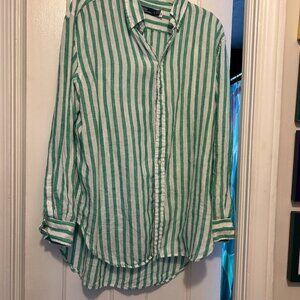 Polo Ralph Lauren button down linen shirt